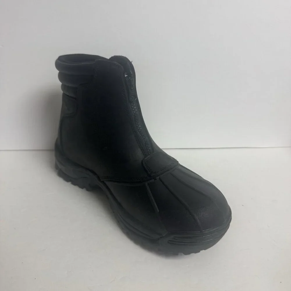 Propet Mens Blizzard Mid Zip Waterproof Boot Black Size 9 EEE